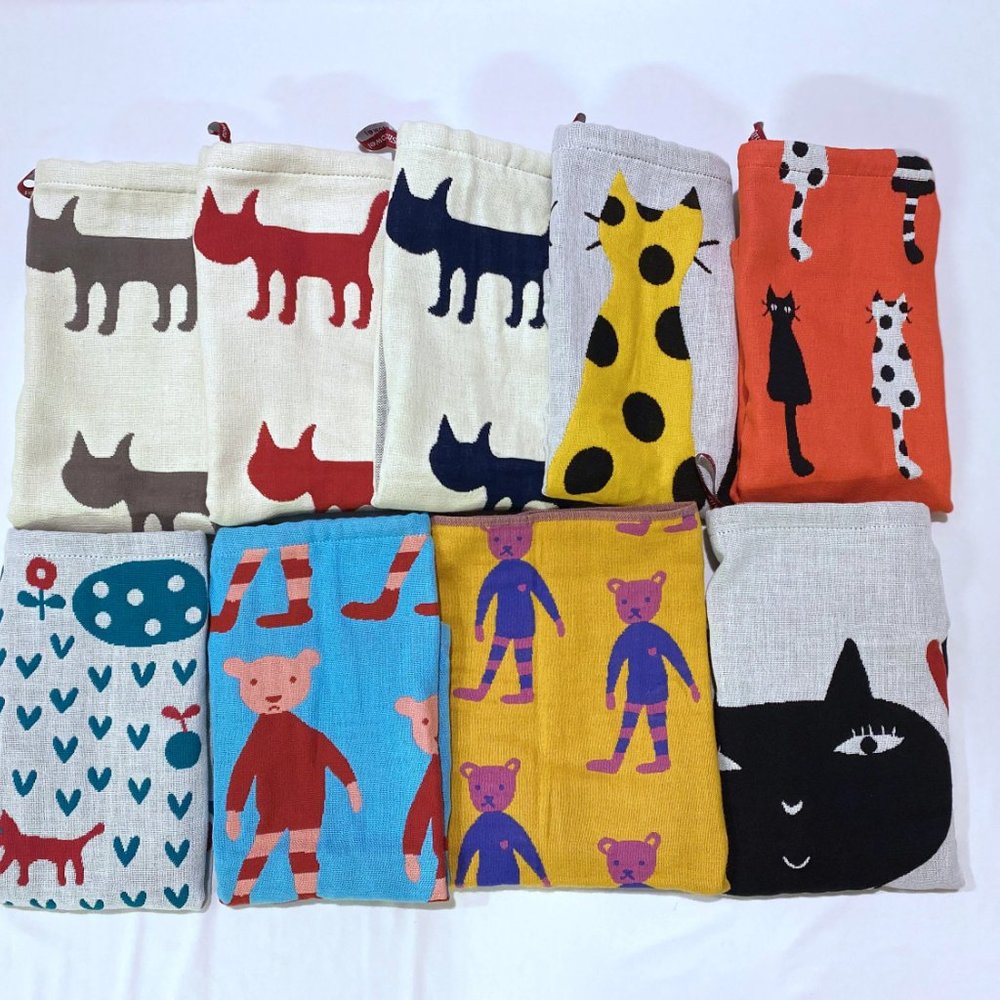Hand Towels 100% Cotton / Kitchen Towels with Holders - Picture 4 of 4